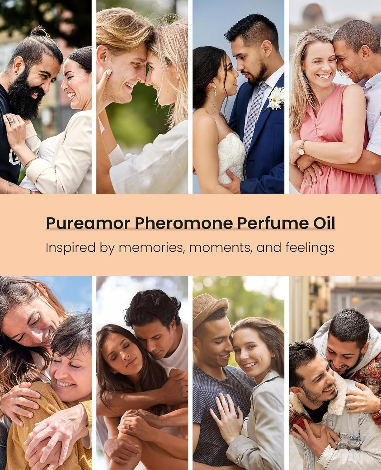 Pheromone Perfume for Women, No. 54 Vanilla Cream Fragrances, Vanilla Perfume,Enhanced Scents Pheromones Perfume Oil,Pheromone Cologne for Men&Women, 10Ml Travel Size Perfumes Spray