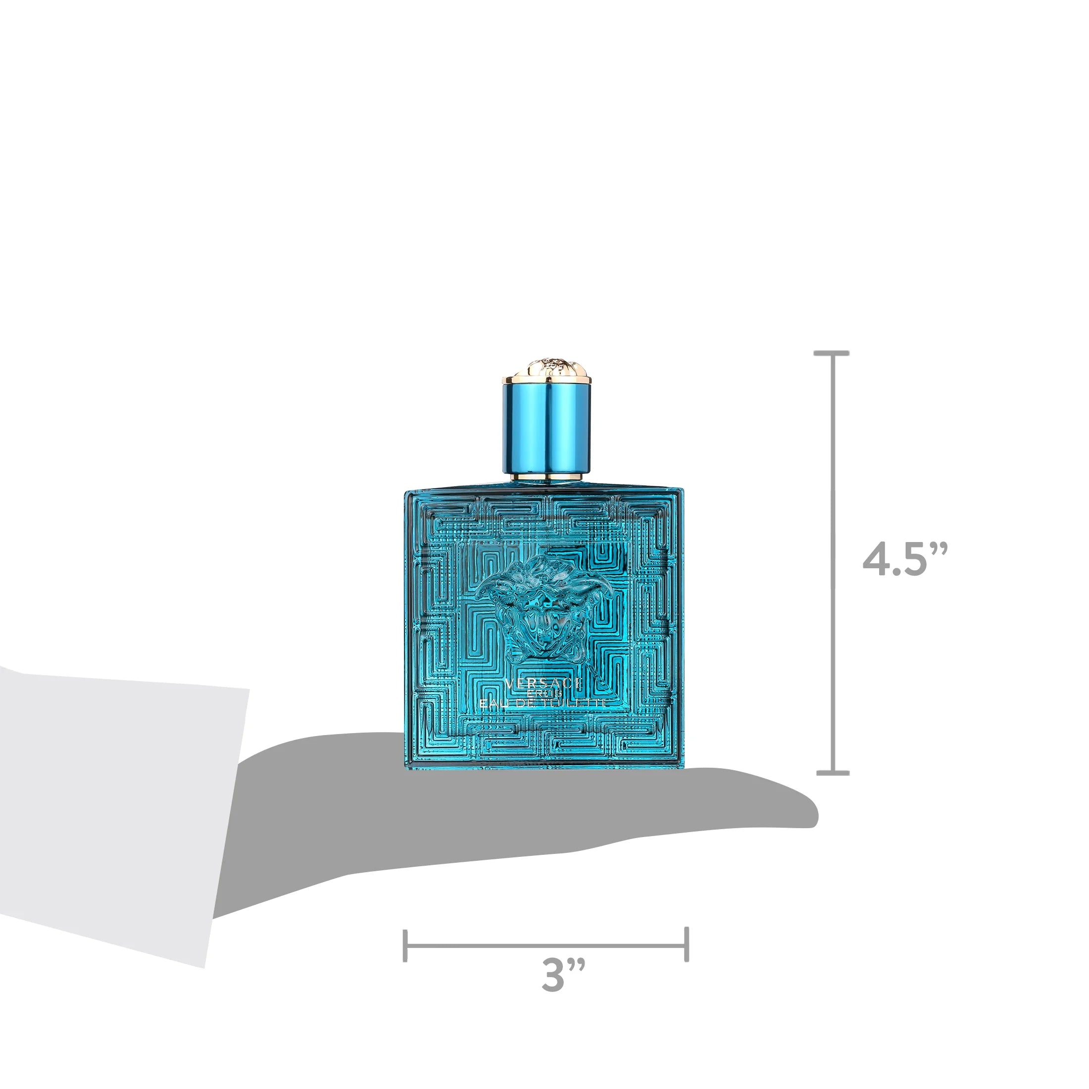 Eros Eau De Toilette Cologne for Men, 3.4 Oz