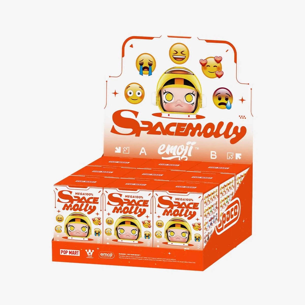 MEGA SPACE MOLLY 100% × emoji™ Series