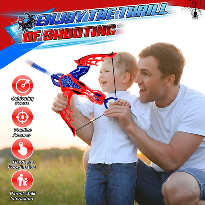 Bow and Arrow Set for Kids, Outdoor Toys Archery Set for 3-12 Year Old Kids Boys