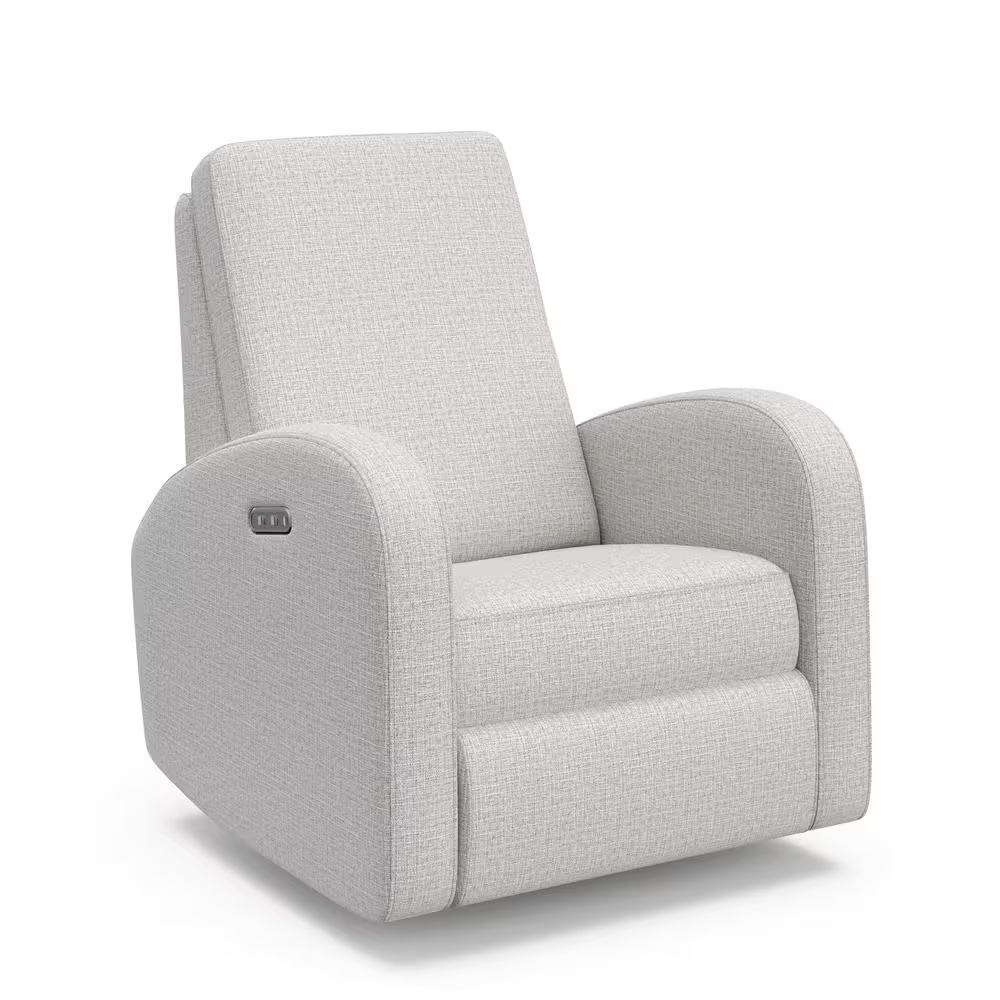 Santa Monica Steel Basketweave Power Recliner