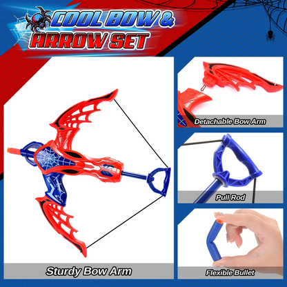 Bow and Arrow Set for Kids, Outdoor Toys Archery Set for 3-12 Year Old Kids Boys
