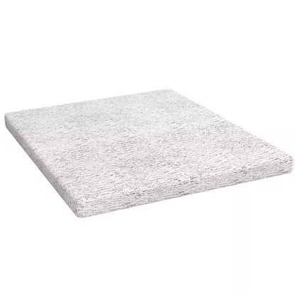 Medium 4 In. Queen Cooling Gel-Infused Memory Foam Mattress Topper with Removabl