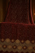 Royal Red Velvet – Gold Embroidered Elegance