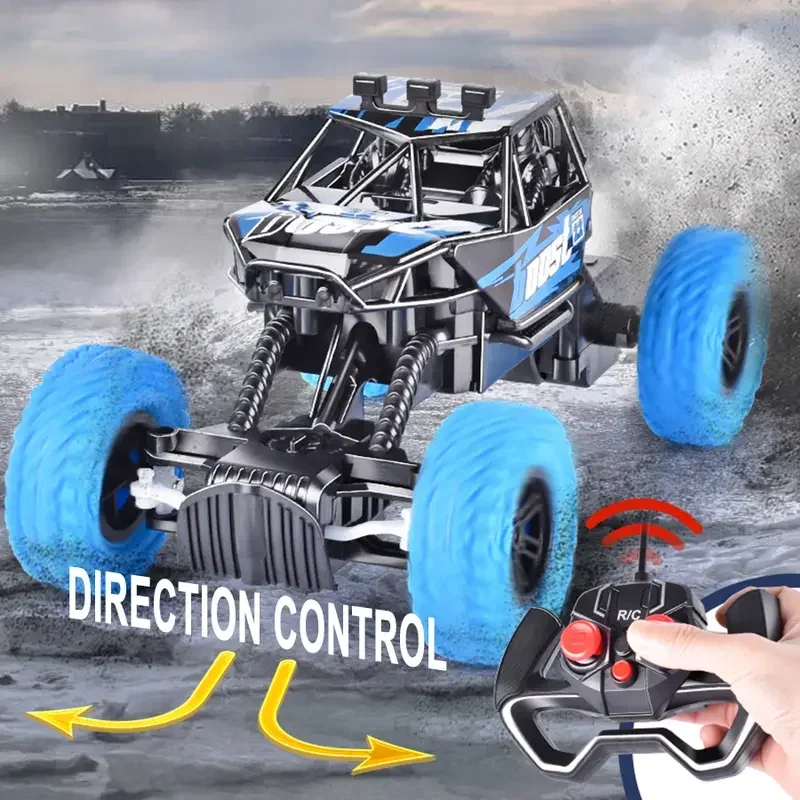 High-Speed Remote Control Off-Road Cars with LED Lights for Kids
