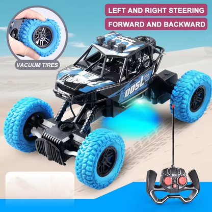 High-Speed Remote Control Off-Road Cars with LED Lights for Kids