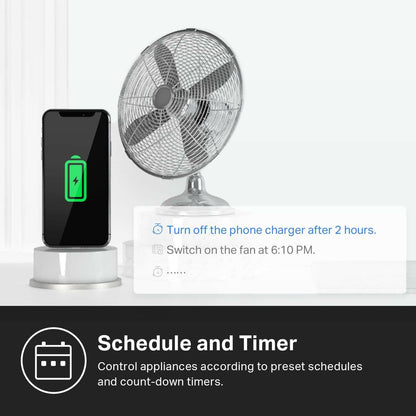 Kasa Matter Smart Plug W/ Energy Monitoring, Compact Design, 15A/1800W Max, Super Easy Setup, Works with Apple Home, Alexa &amp; Google Home, UL Certified, 2.4G Wi-Fi Only, White, KP125M (2-Pack)