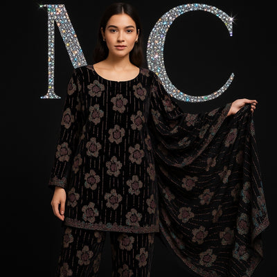 fabric Velvt (black)