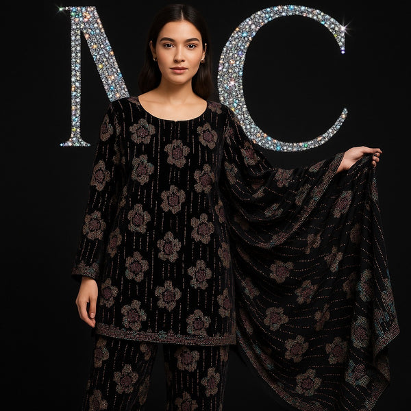 fabric Velvt (black)