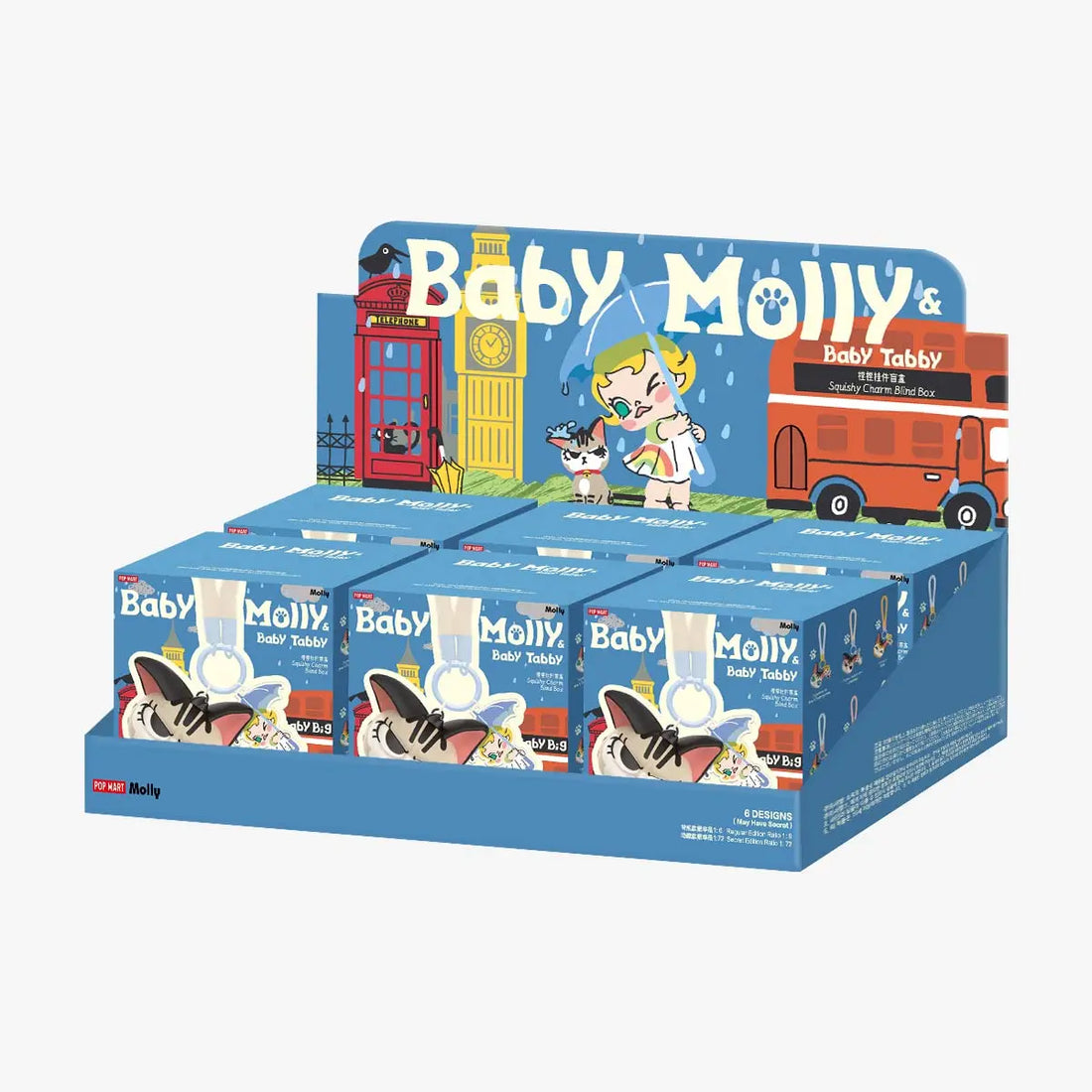 Baby Molly &amp; Baby Tabby Series-Pinch Pendant Blind Box