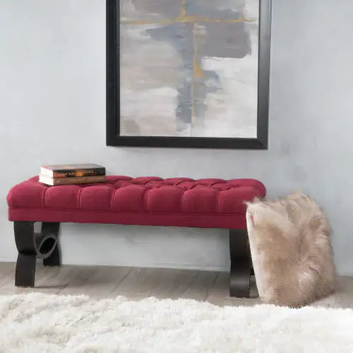 Crimson Seating Ottoman