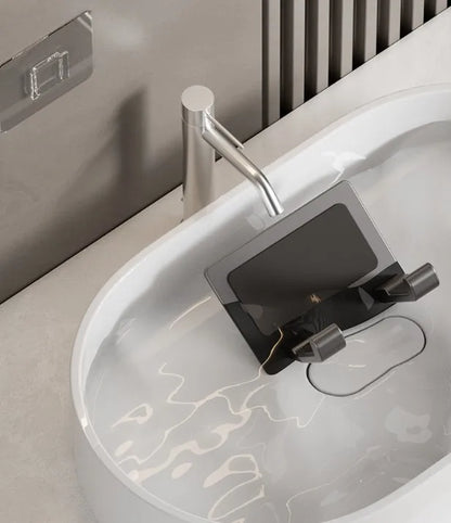 Without Punching Bathroom Hair Dryer Hanger Hairdryer Storage Rack Suction Cup Storage Rack Toilet Multi-function Storage Shelf