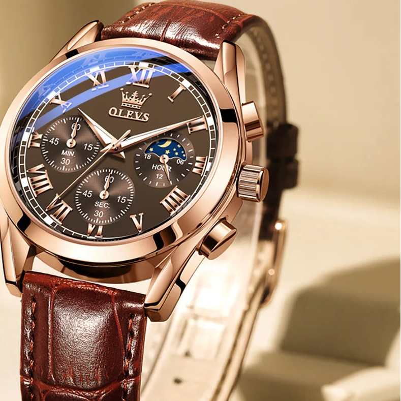 OLEVS Moon Phase men&