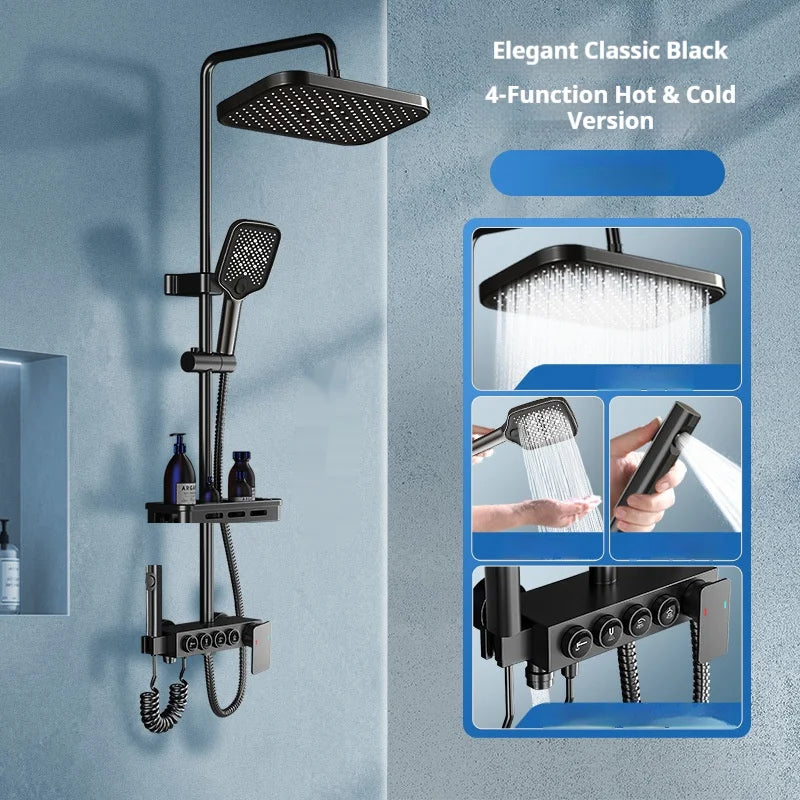 Modern Bathroom Shower Head Set for Home Use - Constant Temperature Bathroom Shower System