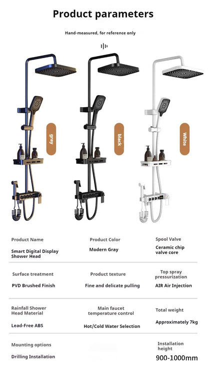 Modern Bathroom Shower Head Set for Home Use - Constant Temperature Bathroom Shower System