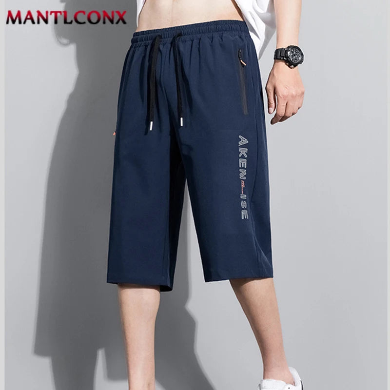New Fashion Sports Shorts Men Breathable Quick Dry Men&