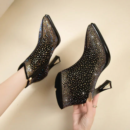 2025 New Sexy Luxurious Banquet Pointed Toe Women&