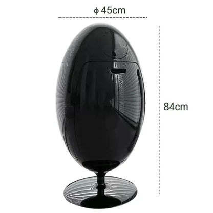 Dinosaur Egg Design Trash Can Large Capacity Room Garbage Collector Kitchen Food Waste Disposal Creative Cartoon Waste Bins