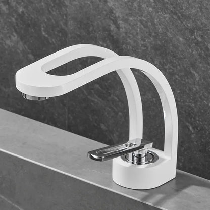 Bathroom Mixer Tap Black Grey White Gold Wash basin Faucet Single Handle Hot and Cold Lavotory Faucet