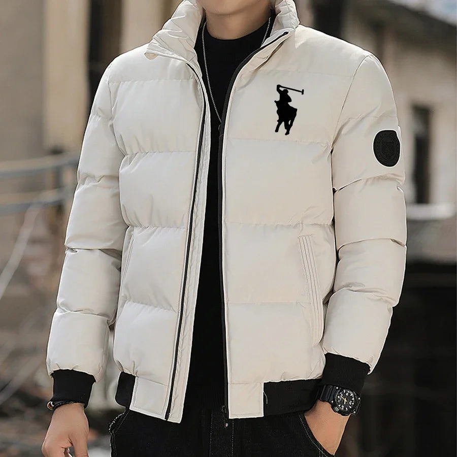 Cotton Jacket 2025 Autumn/Winter Fashion Zipper outdoor Fishing jacket Windproof Casual cotton Jacket M-5XL Men&