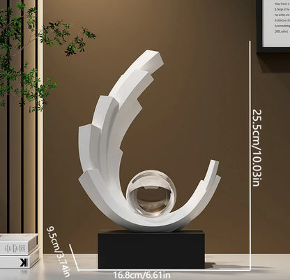 1Pc Collectible Figurine, Light Luxury Smooth Smooth Decoration Home Living Room Entrance Wine Cabinet Tv Cabinet Decoration Housewarming Opening Gift