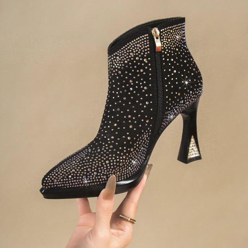 2025 New Sexy Luxurious Banquet Pointed Toe Women&