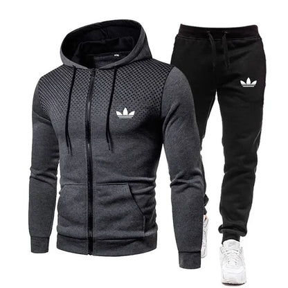 Korea Men Jacket Tracksuit Casual Sports Suit Men&