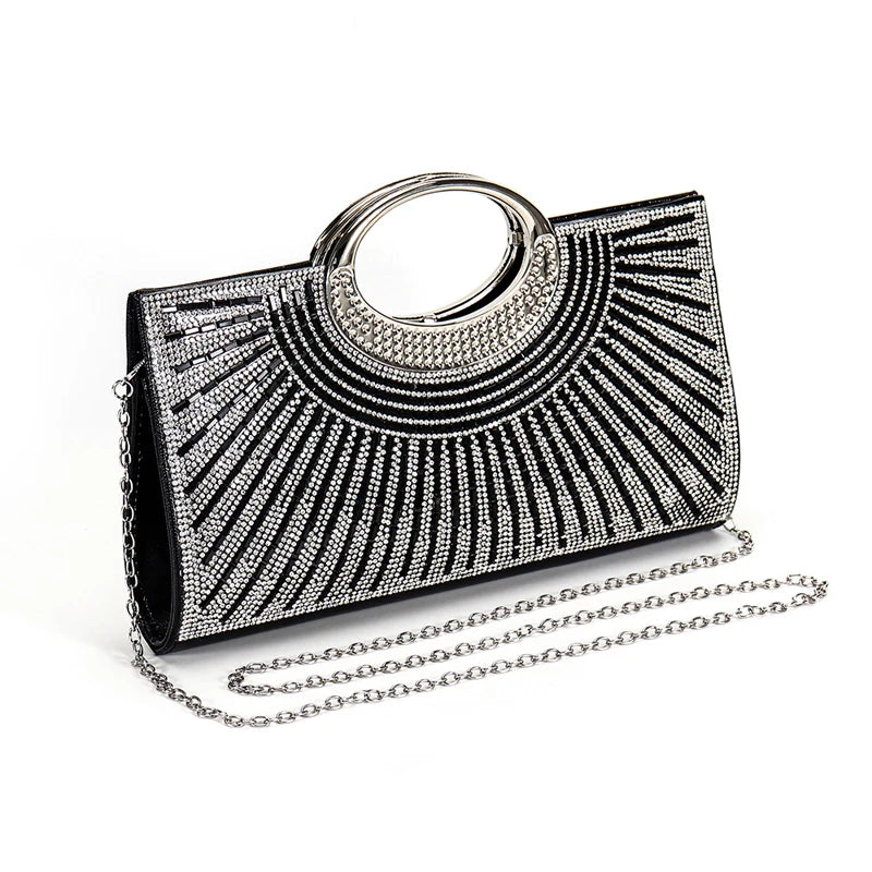 Elegant Sparkling Rhinestone Sequin Women&