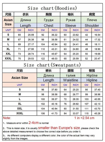 2025 Brand Autumn and Winter Hoodie Suit Men&