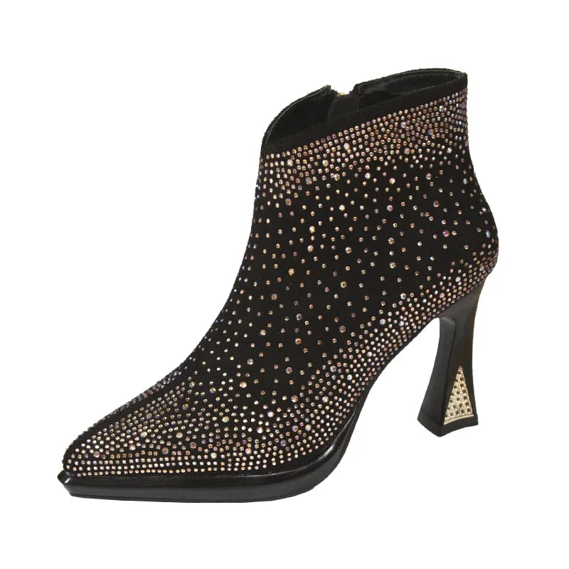 2025 New Sexy Luxurious Banquet Pointed Toe Women&