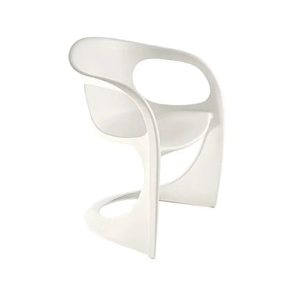 Nordic Simple Design Art Curved Chair Home Balcony Backrest Living Room Dining Room Chair Home Decor Bedroom Dressing Chair