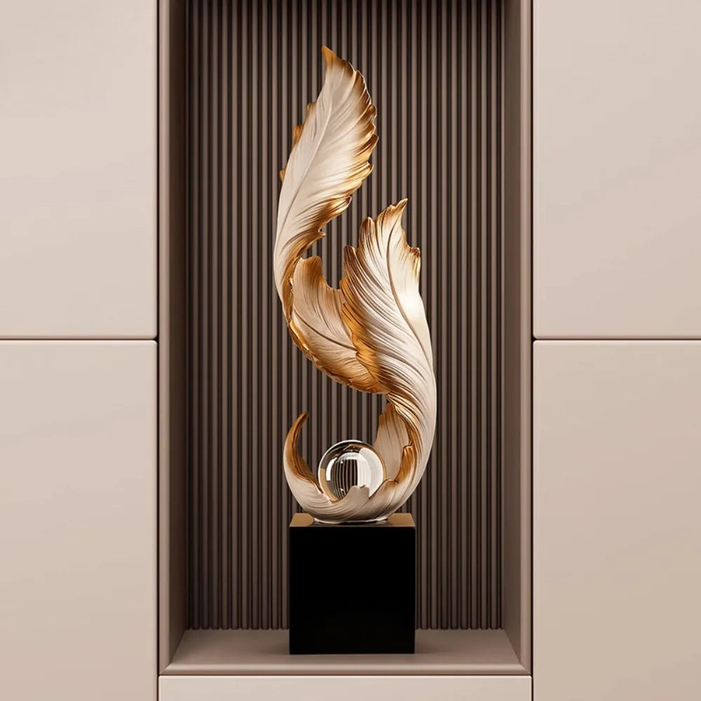 Living Room Resin Figurine Abstract Decorative Ornament Modern Room Creative Sculpture Home Decoration Valentine&