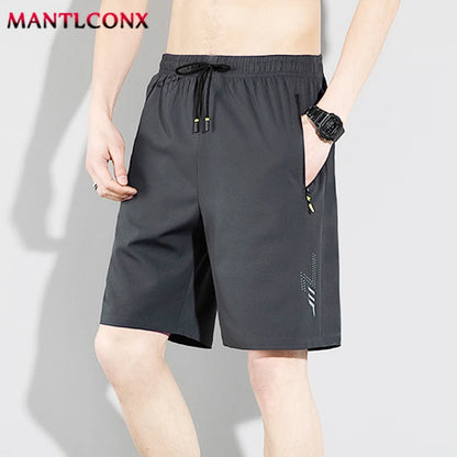 New Fashion Sports Shorts Men Breathable Quick Dry Men&