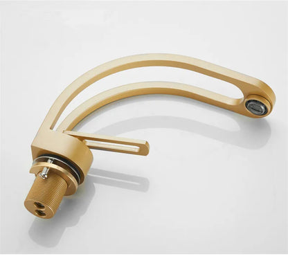 Bathroom Mixer Tap Black Grey White Gold Wash basin Faucet Single Handle Hot and Cold Lavotory Faucet