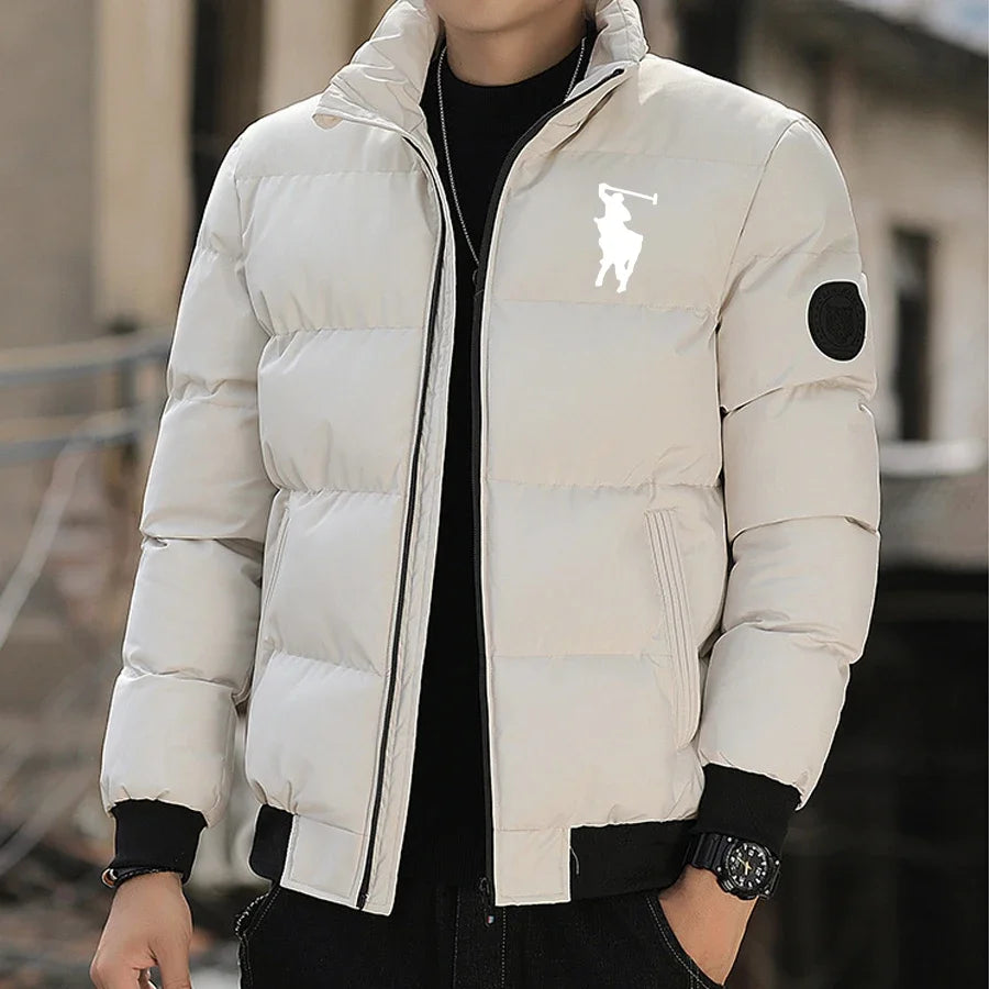 Cotton Jacket 2025 Autumn/Winter Fashion Zipper outdoor Fishing jacket Windproof Casual cotton Jacket M-5XL Men&