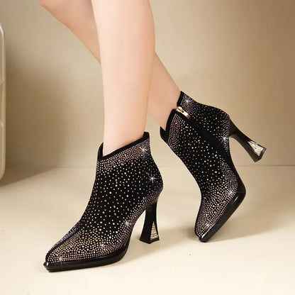 2025 New Sexy Luxurious Banquet Pointed Toe Women&