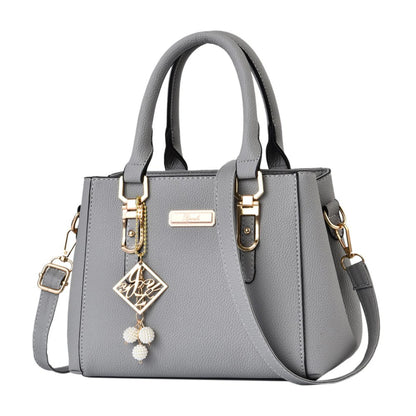 Large Capacity Leather Messenger Handbag Fashion Women&