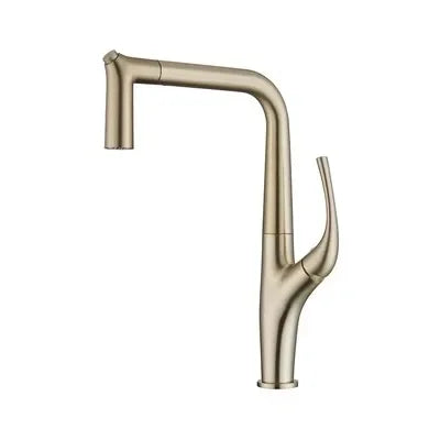 Pull Out Water Filter Tap Brass Crane For Deck Mounted Black  Sink Mixer 3 Way Kitchen Faucet