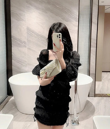 Ladies Dinner Handbag Luxury Wedding Party Shining Evening Bag Wallet Women&