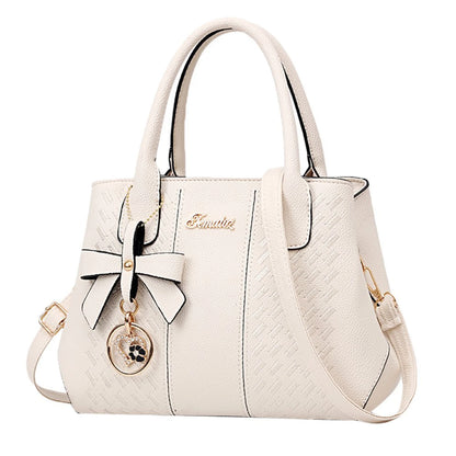 Large Capacity Leather Messenger Handbag Fashion Women&