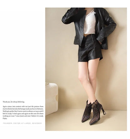 2025 New Sexy Luxurious Banquet Pointed Toe Women&