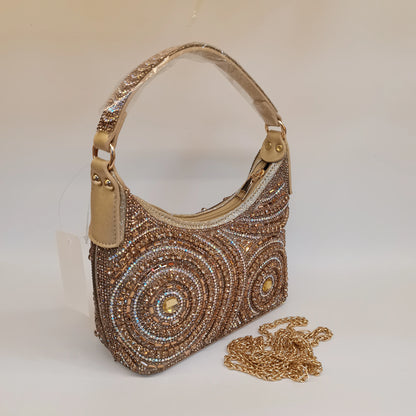 Hot Popular Women Rhinestone Evening Bag New Fashion Handbag Clutch Embellished Long Chain Bag Casual Bag F5-405-1