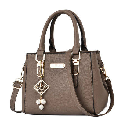 Large Capacity Leather Messenger Handbag Fashion Women&