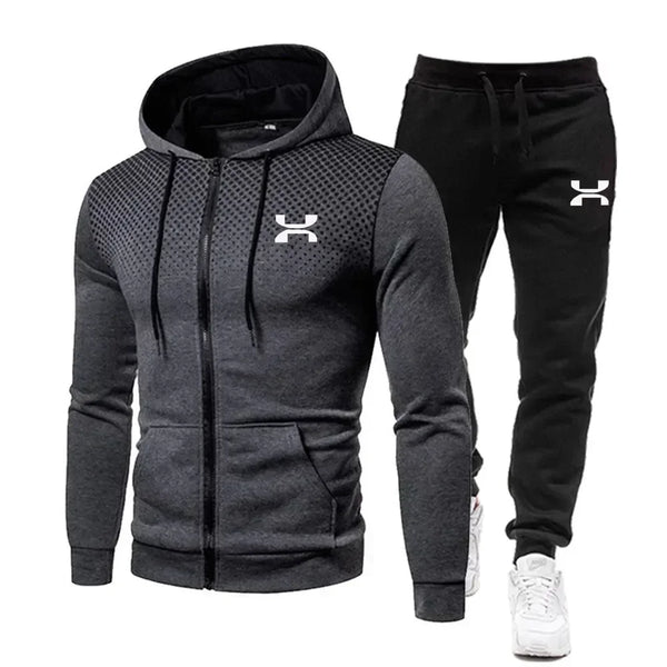 2025 New Fashion Zi Hoodie  Men's Sportswear Solid Blazer Men's Sportswear Casual Warm Sportswear Set Winter