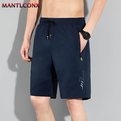 New Fashion Sports Shorts Men Breathable Quick Dry Men&