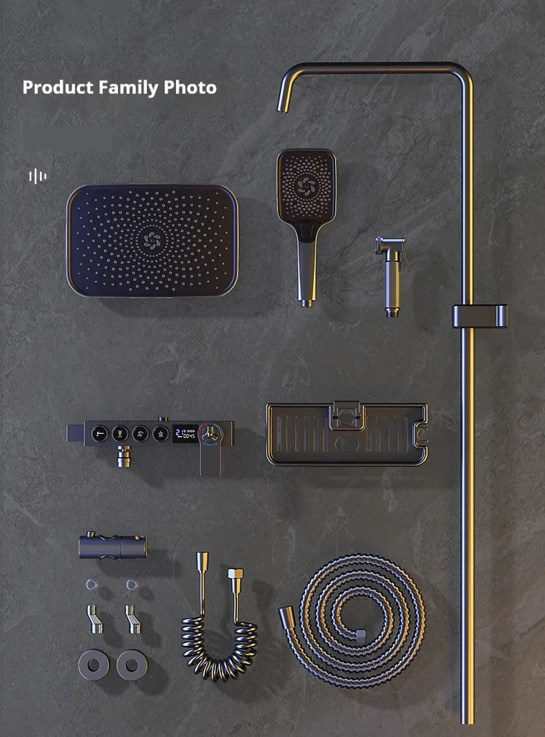 Modern Bathroom Shower Head Set for Home Use - Constant Temperature Bathroom Shower System