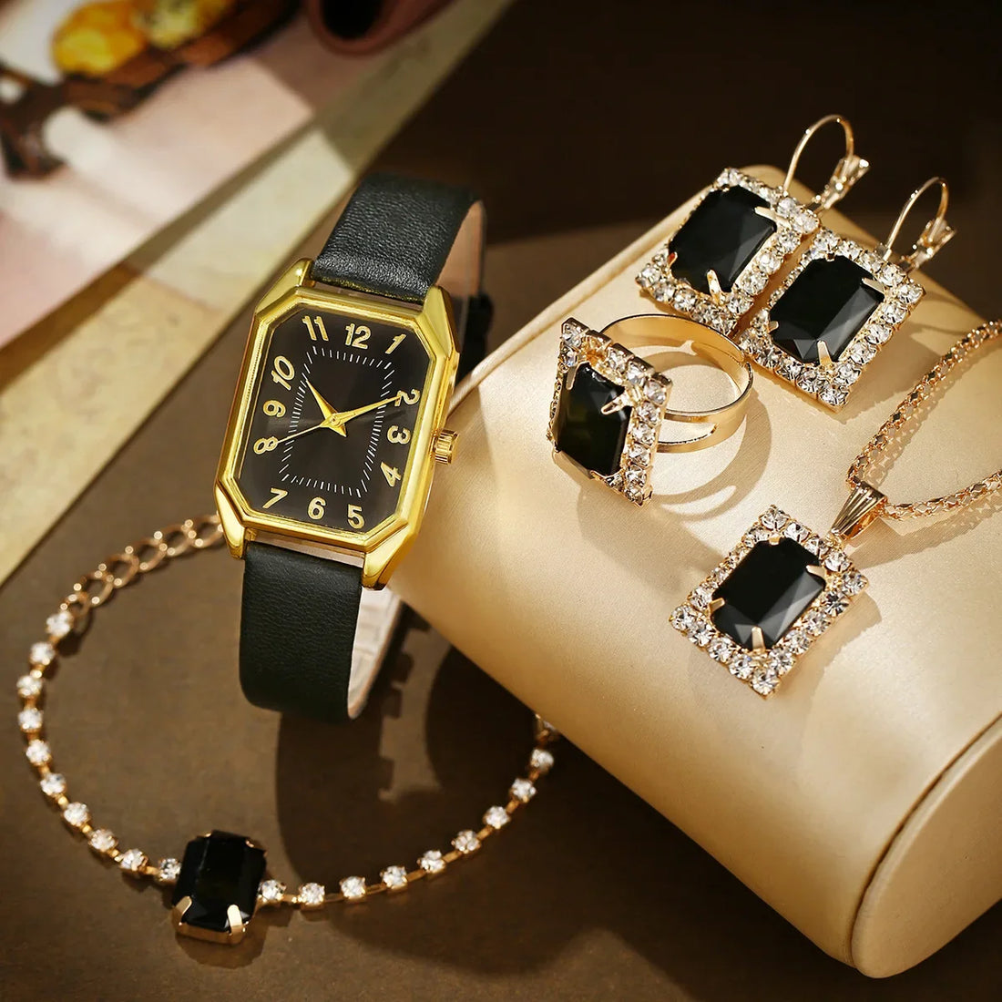 6/5/1PCS Luxury Fashion Square Women&