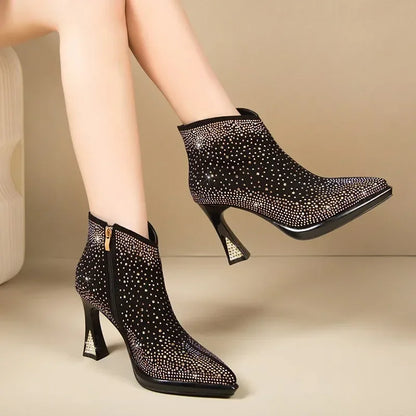 2025 New Sexy Luxurious Banquet Pointed Toe Women&