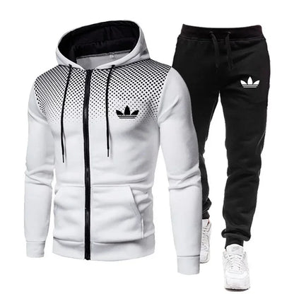 Korea Men Jacket Tracksuit Casual Sports Suit Men&