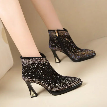 2025 New Sexy Luxurious Banquet Pointed Toe Women&